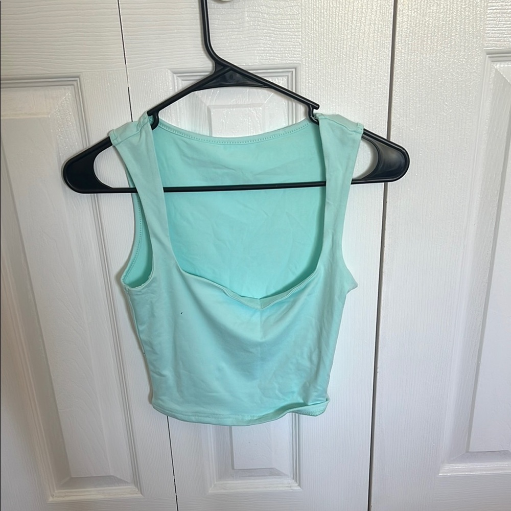 Mint Green Sleeveless Top
